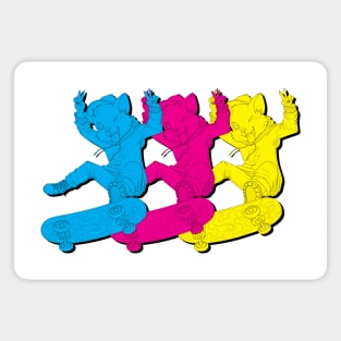 Rad Vibes (CMYK Version) Magnet